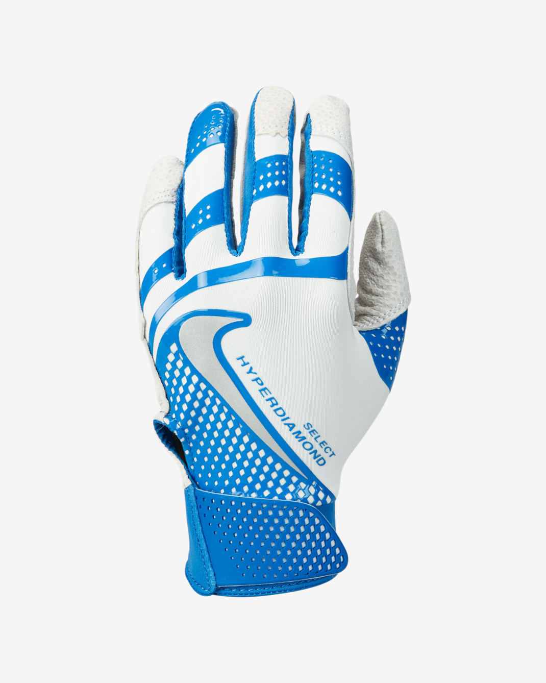 Guantes de bateo para softball Nike Hyperdiamond Select - Blanco