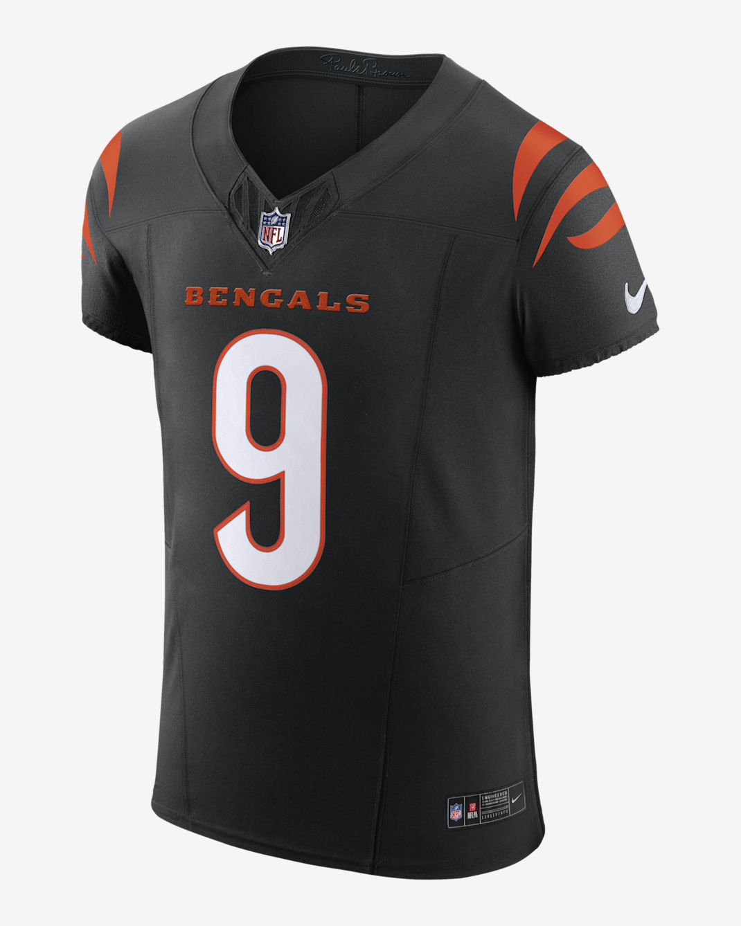 Jersey de fútbol americano Nike Dri-FIT de la NFL Elite para hombre Joe Burrow Cincinnati Bengals - Negro