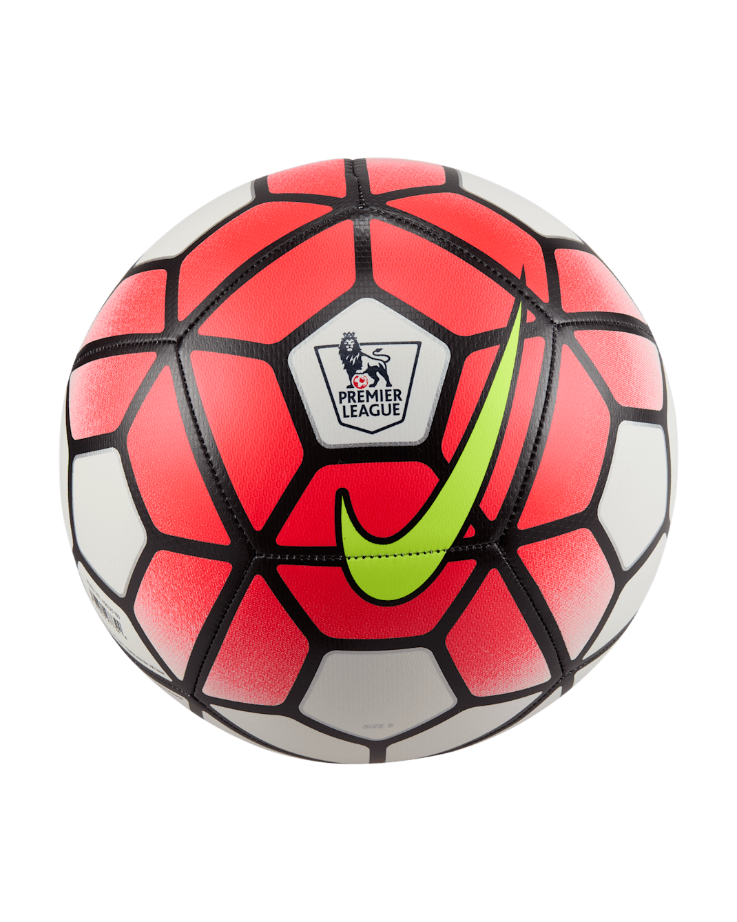 ลูกฟุตบอล Nike Premier League Heritage Ordem 3 - ขาว/Bright Crimson/Volt