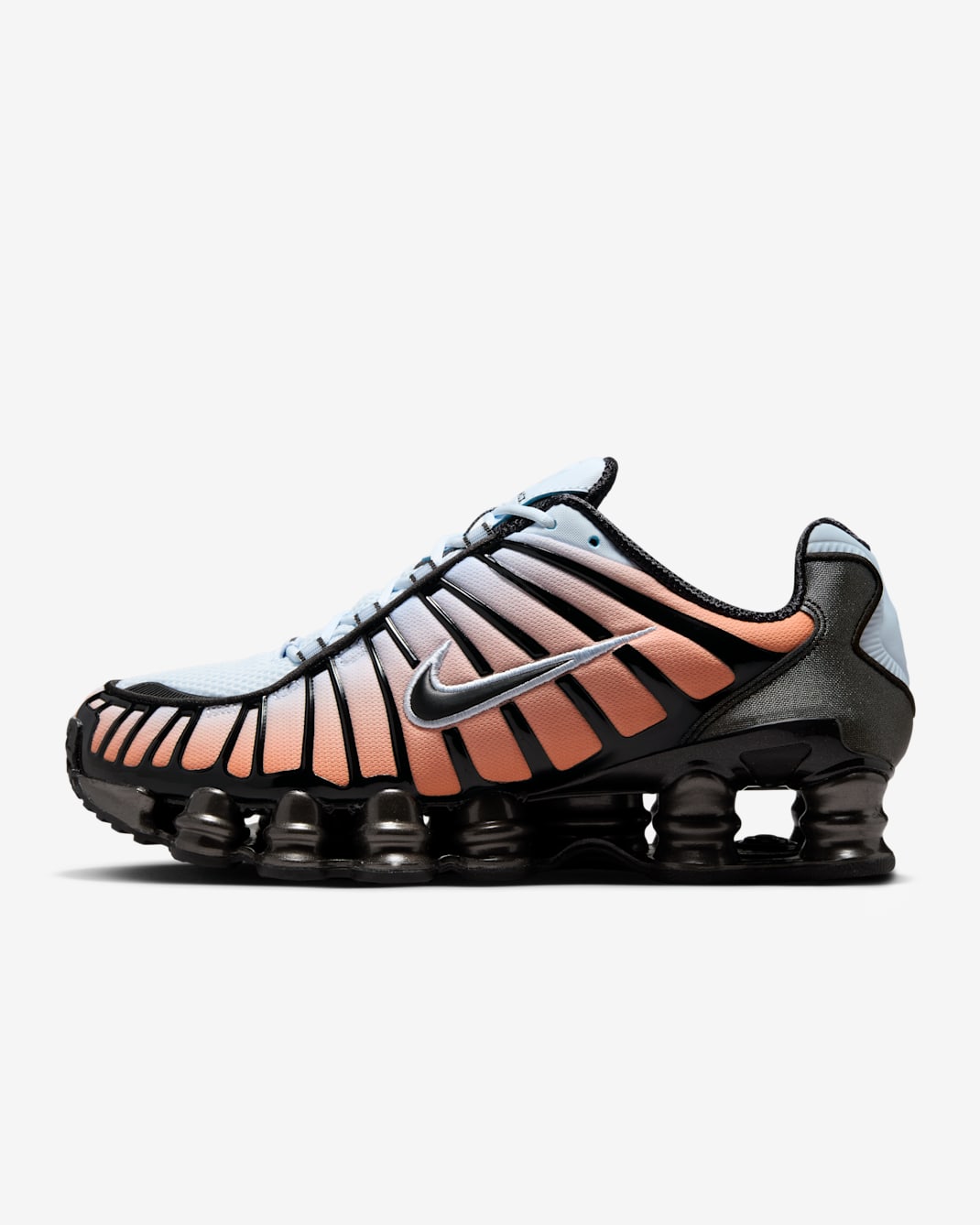 Chaussure Nike Shox TL pour femme - Blue Tint/Total Orange/Noir