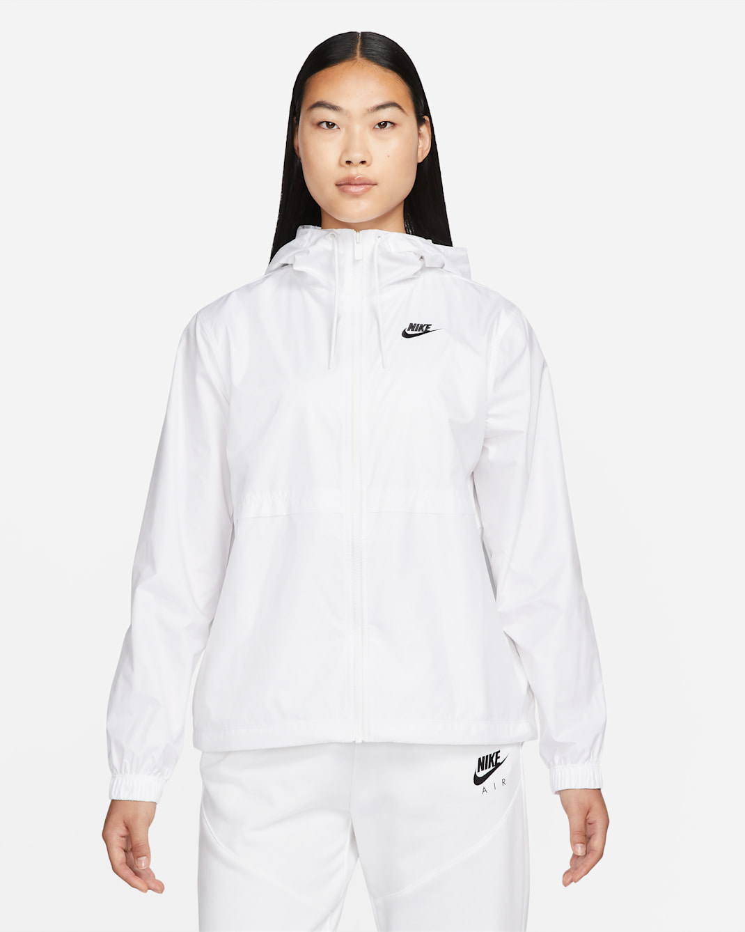 Nike Sportswear Essential Repel Women's Woven Jacket - White/Black
