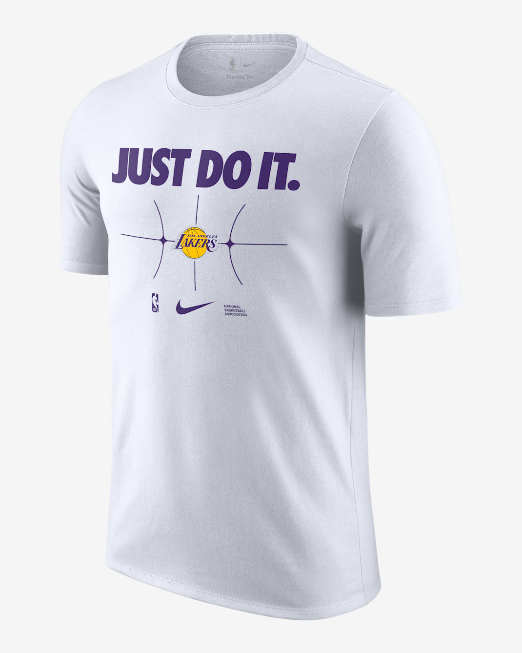 Los Angeles Lakers Essential Men's Nike NBA T-Shirt - White