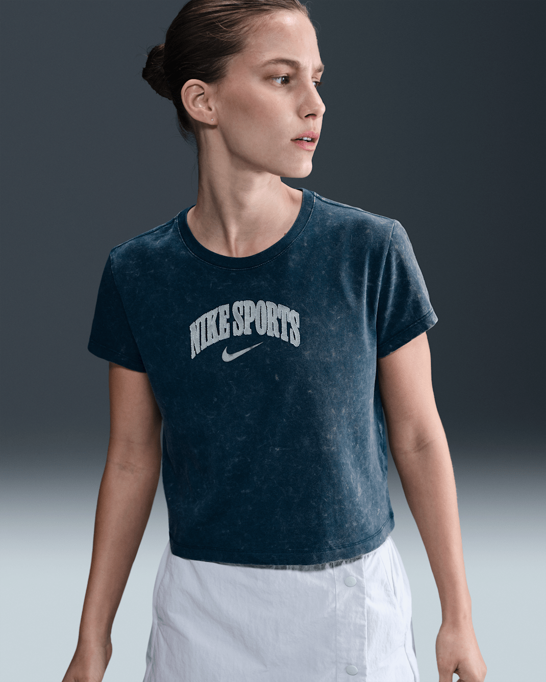 Nike Sportswear Women's Short-Sleeve T-Shirt - Armory Navy