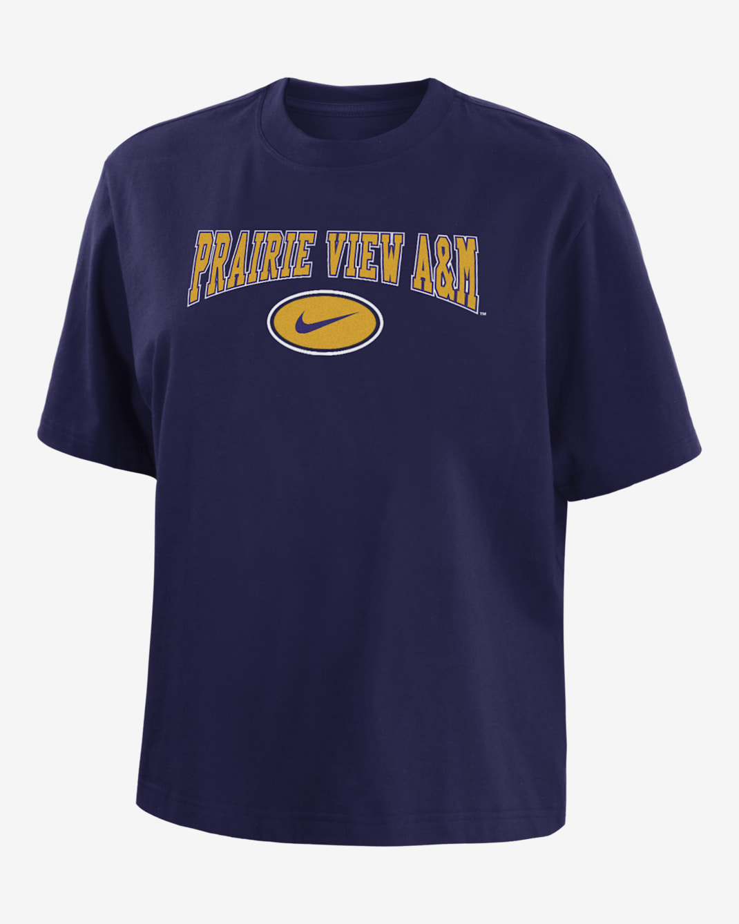 Prairie View A&M Women's Nike College Boxy T-Shirt - Black