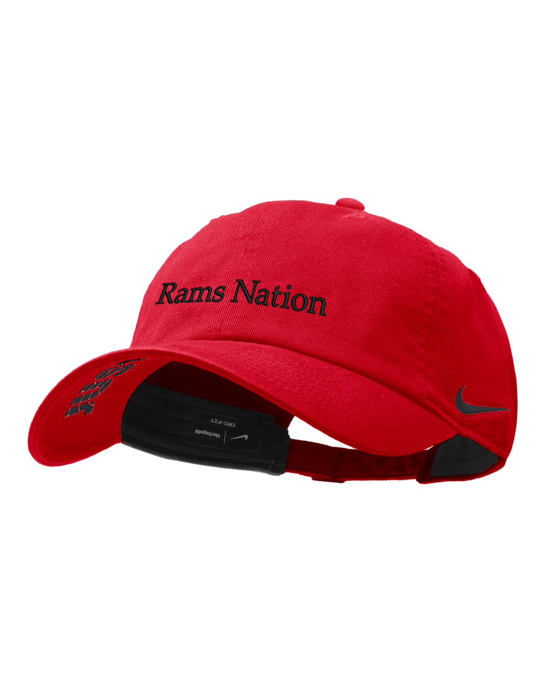Winston-Salem Nike College Adjustable Cap - Red