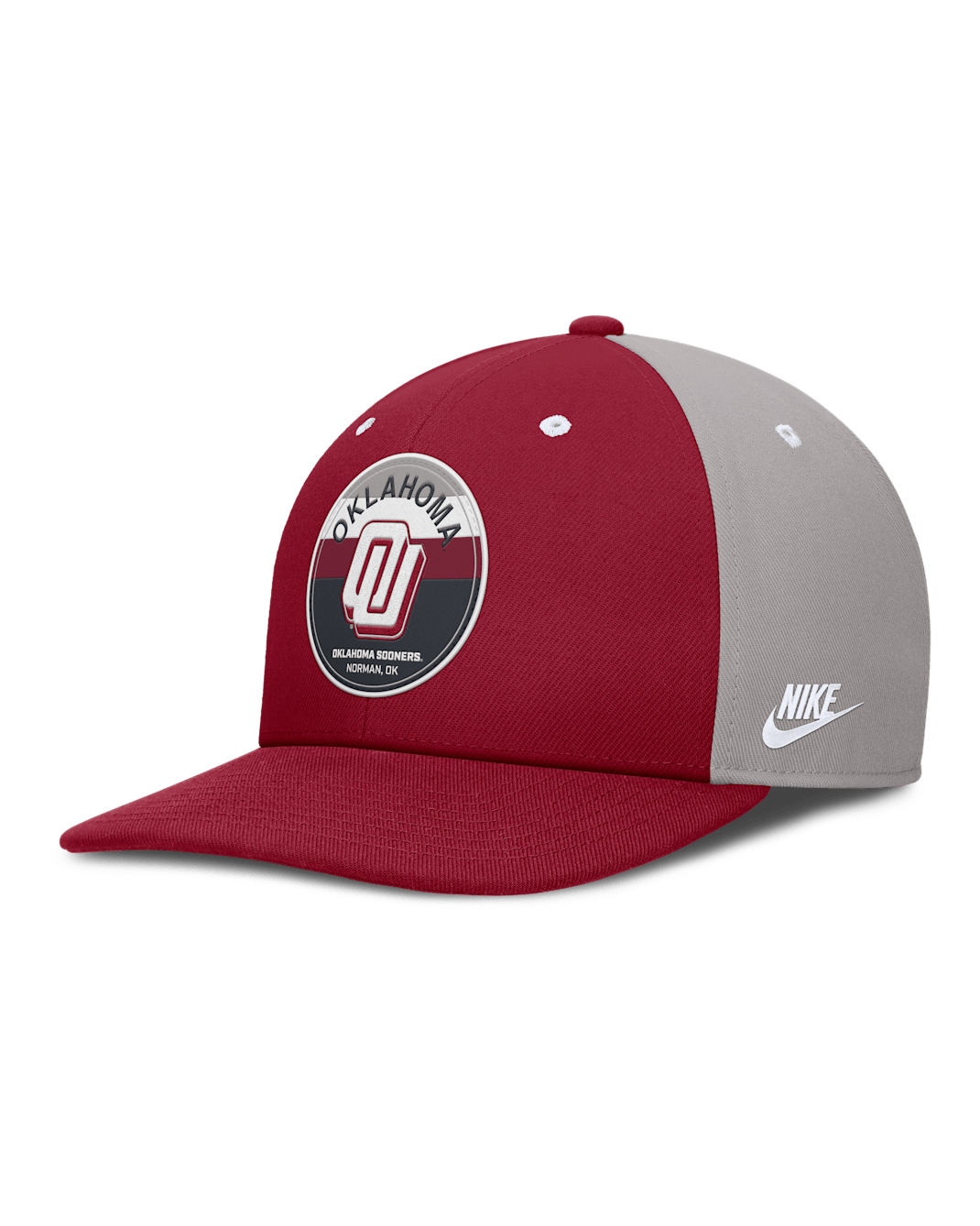 Oklahoma Athletic Prep Pro Men's Nike Dri-FIT College Adjustable Hat - Crimson