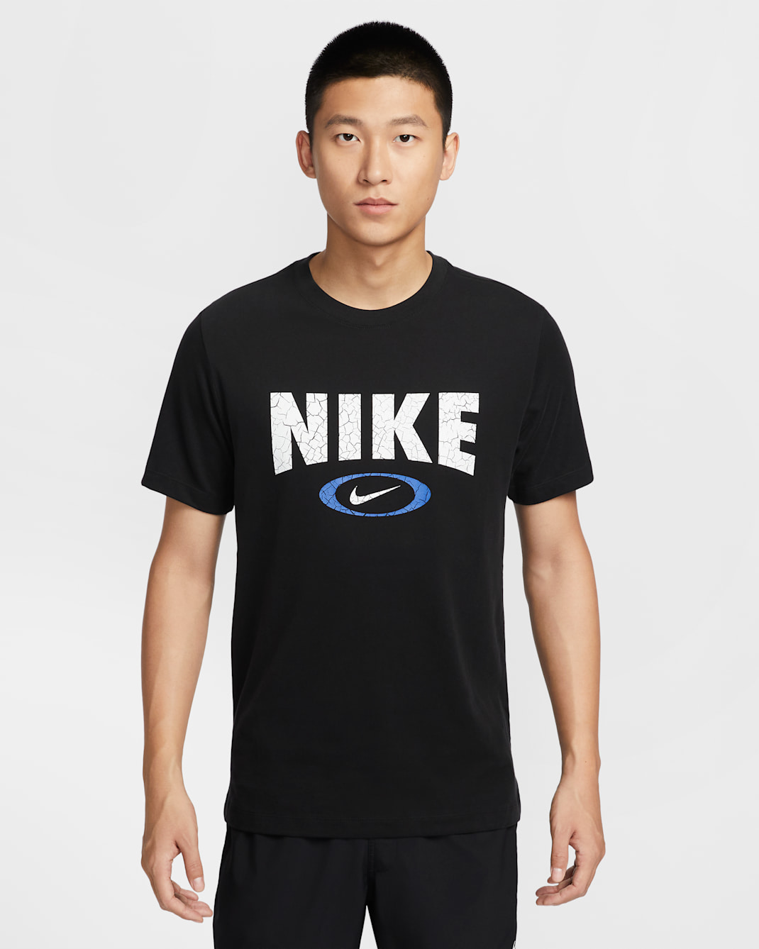 Nike Men's Dri-FIT Fitness T-Shirt - Black