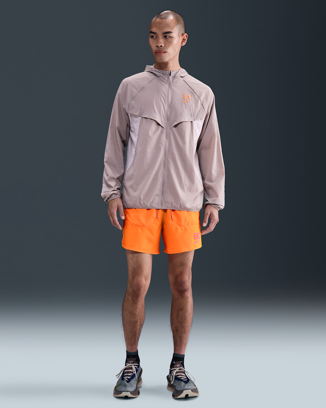 Nike Stride 'Eliud Kipchoge' Men's Dri-FIT 5" Brief-Lined Running Shorts - Bright Ceramic/Monarch