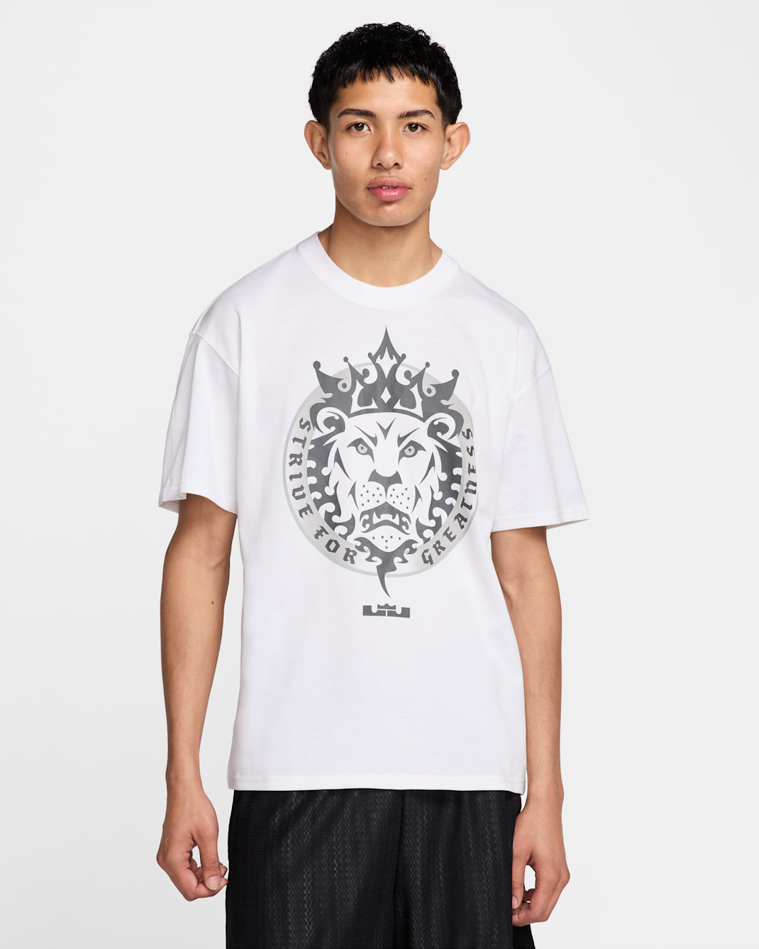 LeBron Men's Max90 Basketball T-Shirt - White