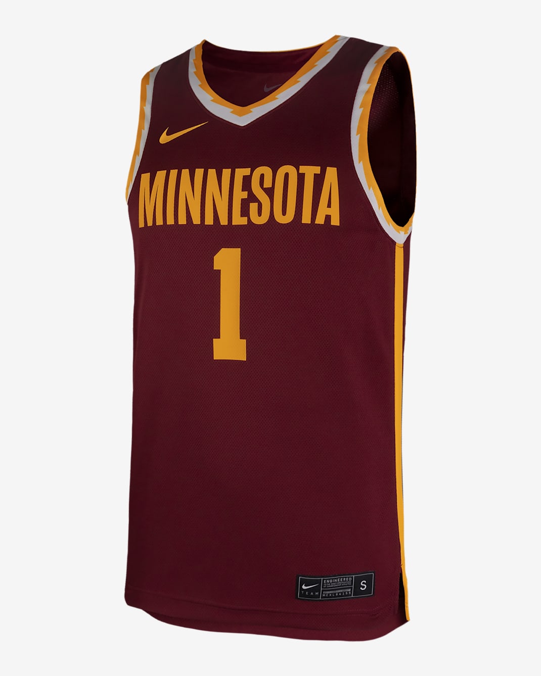 Minnesota Men's Nike College Basketball Jersey - Deep Maroon