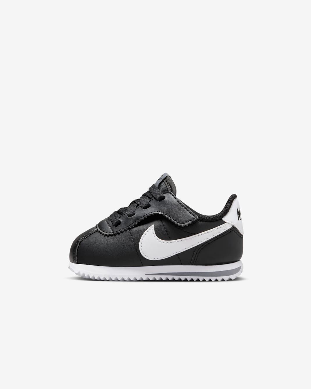 Nike Cortez EasyOn Baby/Toddler Shoes - Black/Cool Grey/White