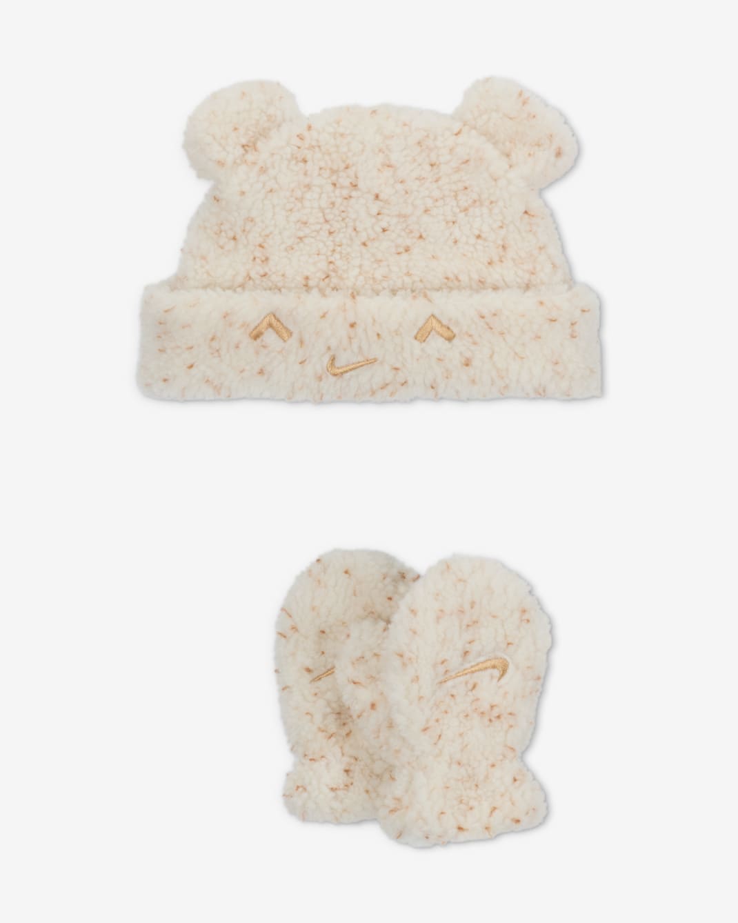 Nike Cozy Comfort Toddler 2-Piece Beanie Set - Pale Ivory