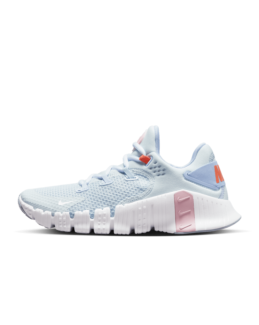 Nike Free Metcon 4 Women's Workout Shoes - Football Grey/Blue Whisper/Light Crimson/Medium Soft Pink