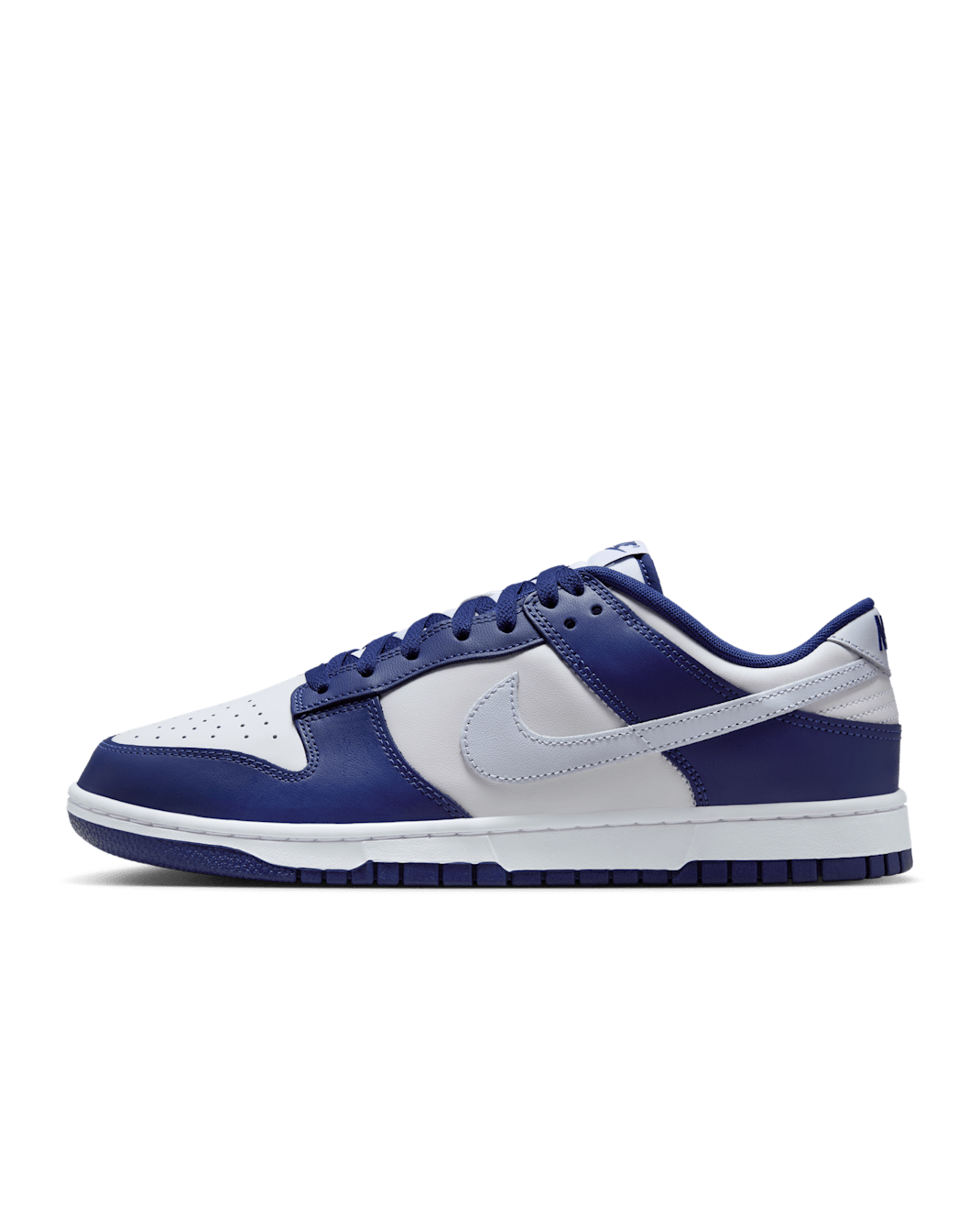 Nike Dunk Low Retro Men's Shoes - Deep Royal Blue/White/Football Grey