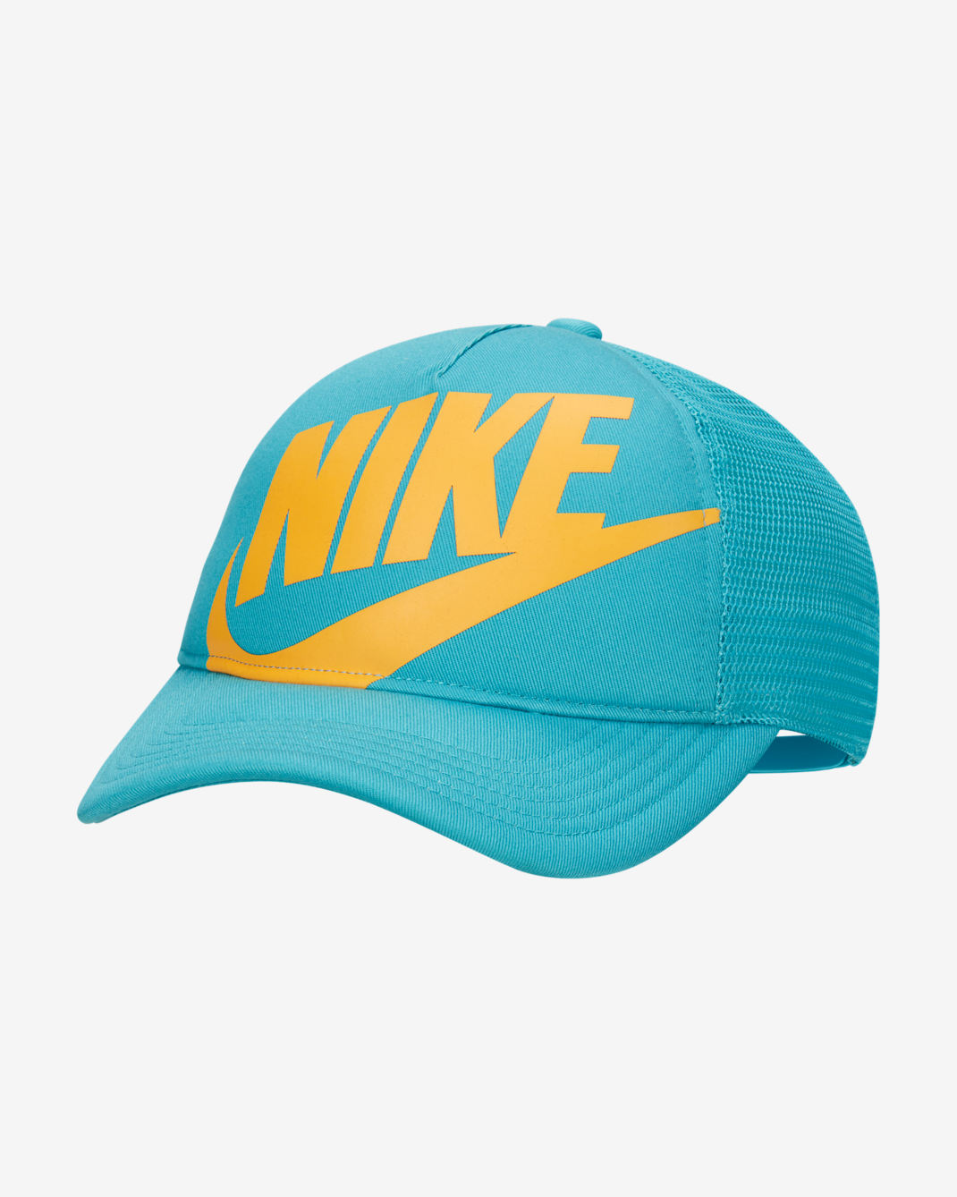 Nike Rise Kids' Structured Trucker Cap - Teal Nebula/Sundial