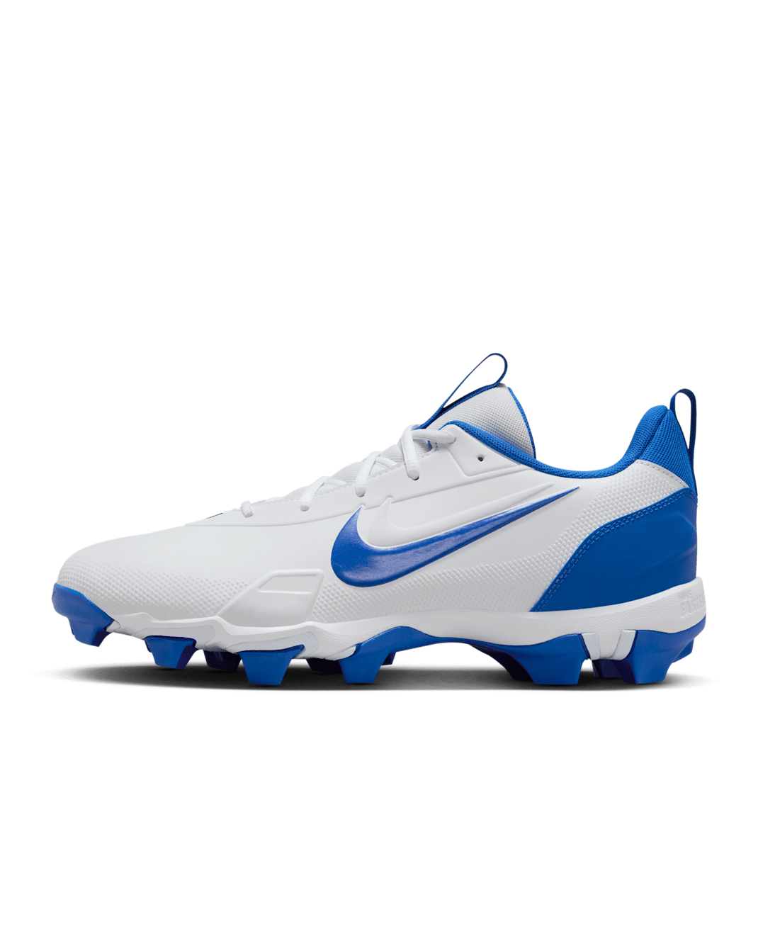 Nike Force Trout 9 Keystone Baseball Cleats - White/Midnight Navy/Football Grey/Hyper Royal