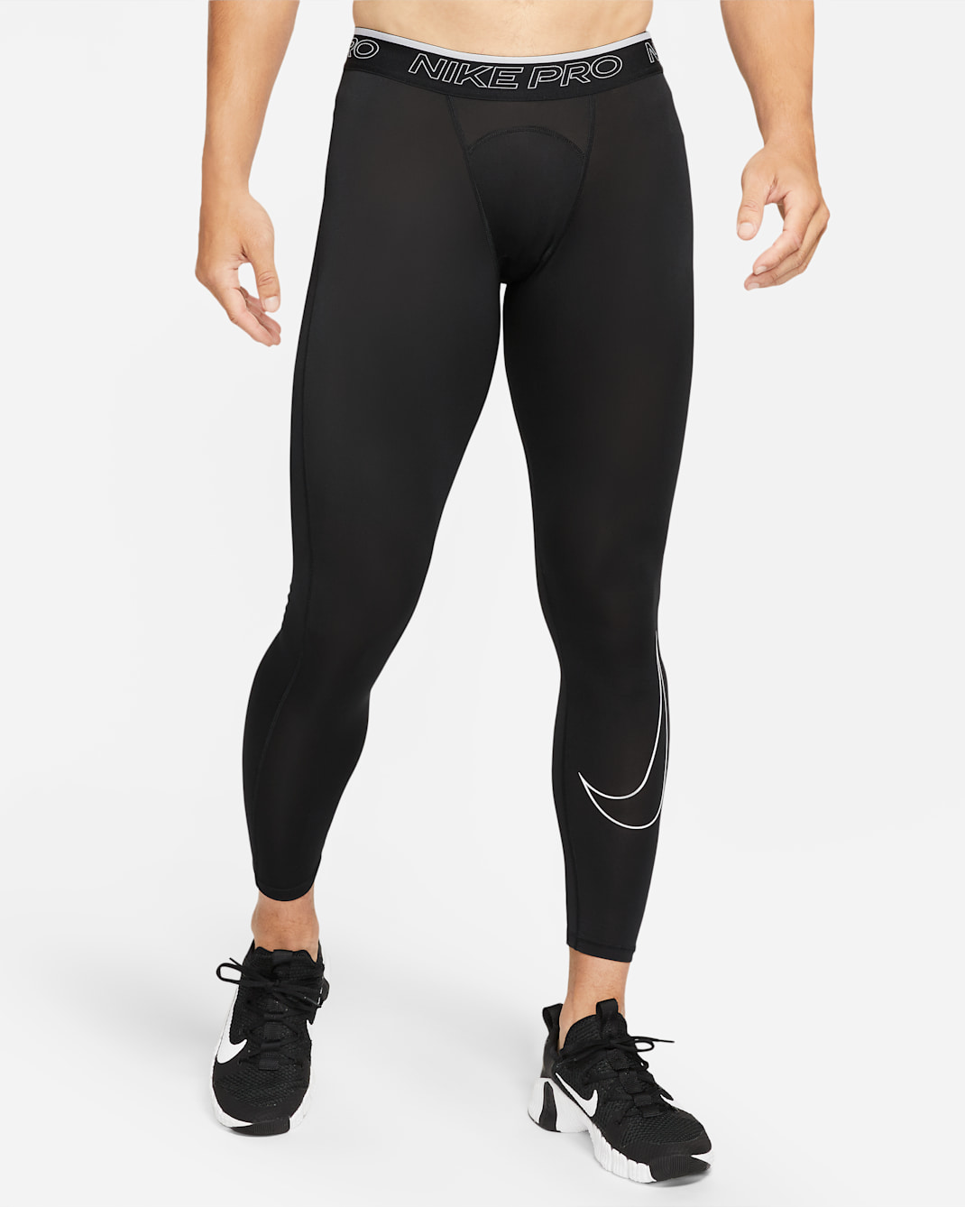 Nike Pro Dri-FIT Men's Tights - Black/White