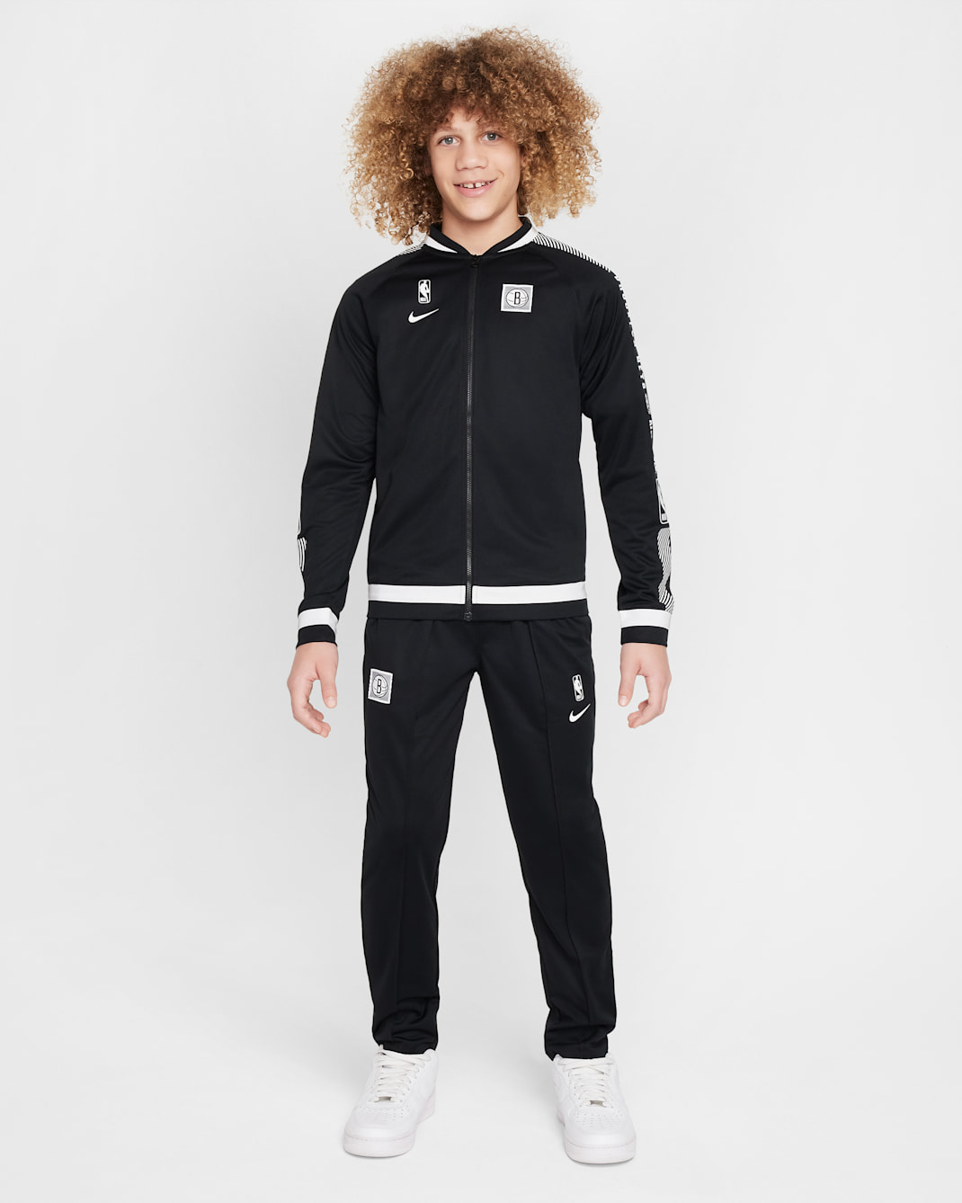 Survêtement Nike Dri-FIT NBA Brooklyn Nets Starting 5 Courtside pour ado - Noir