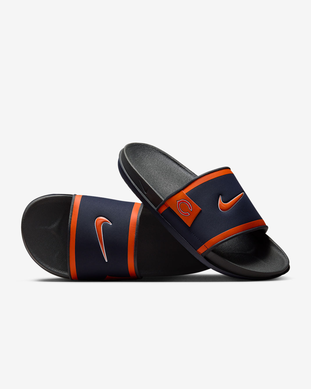 Nike Offcourt (Chicago Bears) Offcourt Slides - Marine/Dark Smoke Grey/University Orange