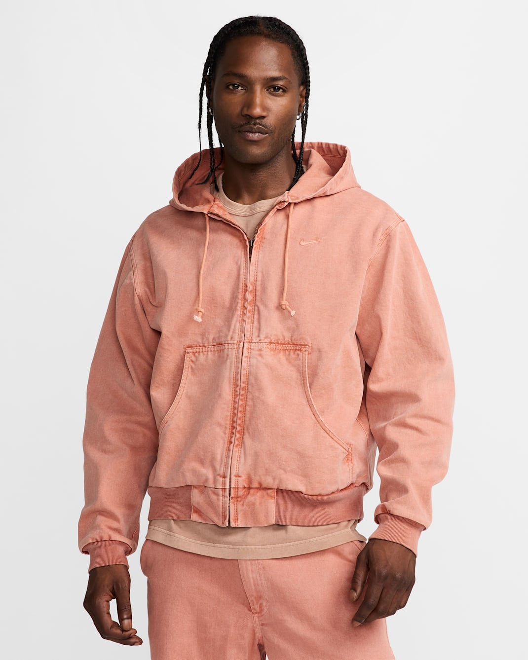 Nike Life Men's Full-Zip Unlined Jacket - Amber Brown/Amber Brown