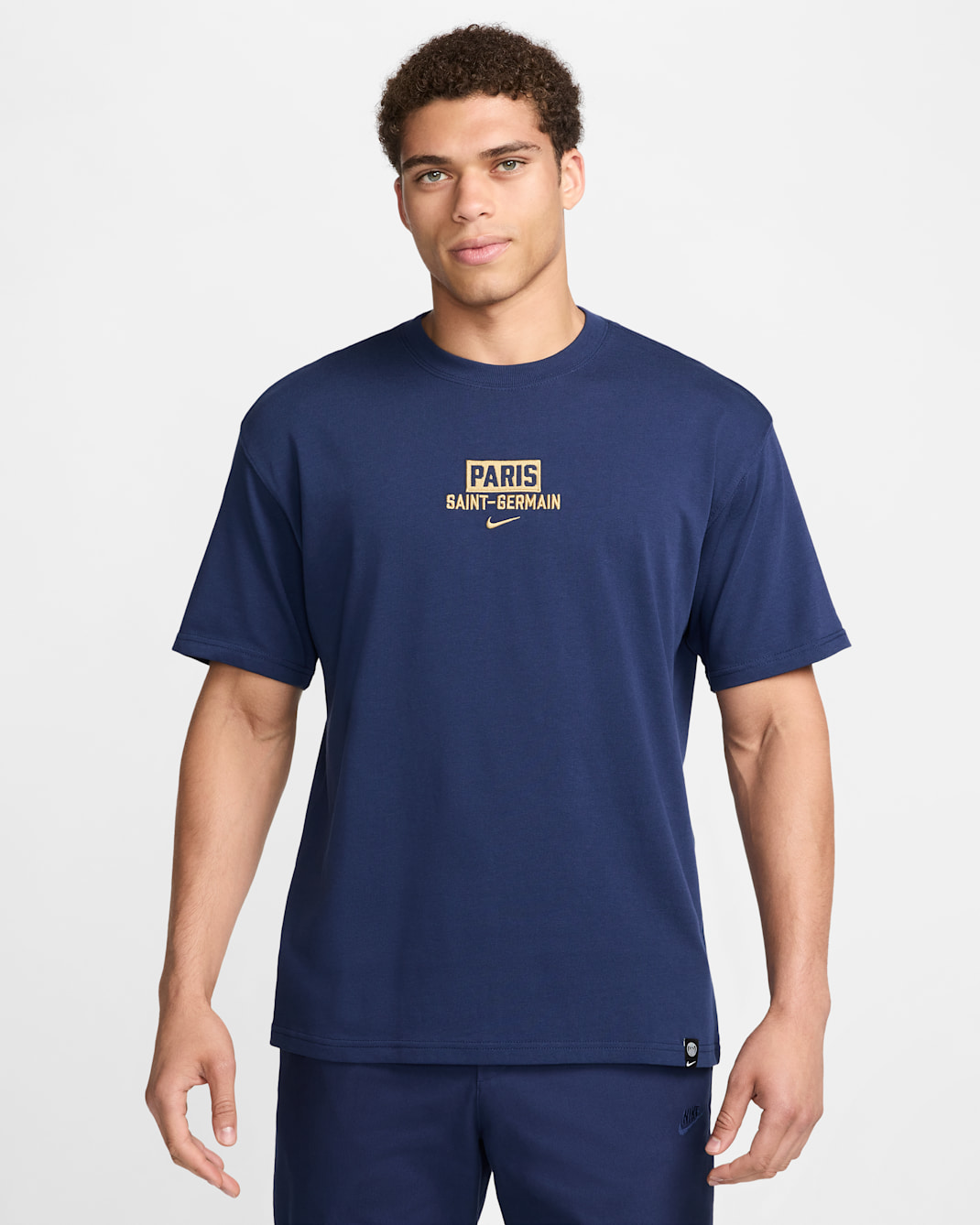 Paris Saint-Germain Max90 Men's Nike Football T-Shirt - Midnight Navy