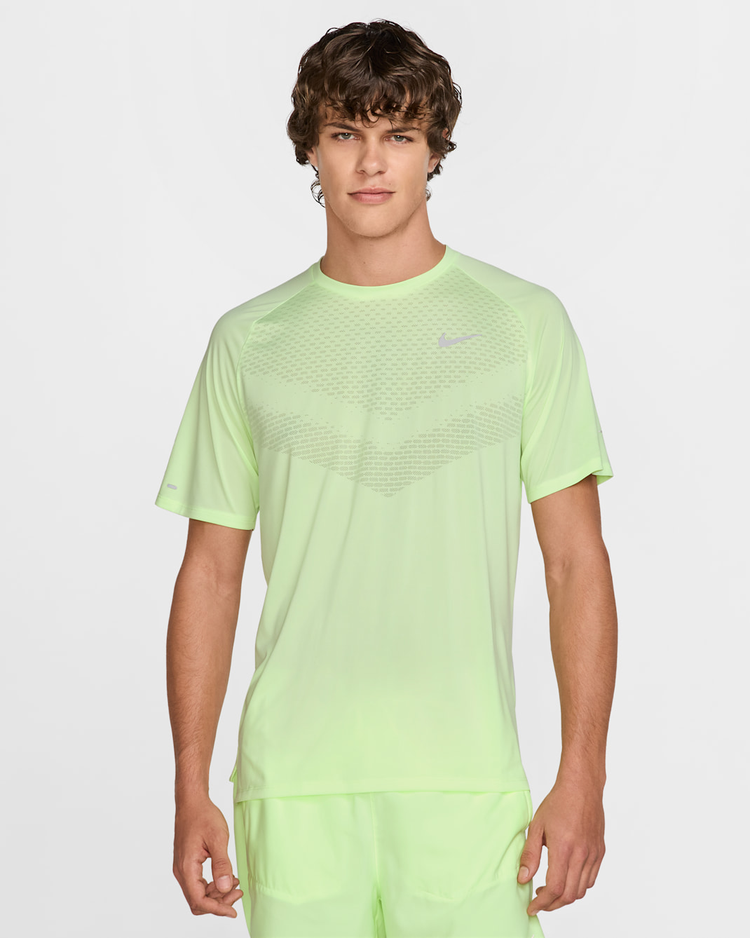 Nike Stride Men's Dri-FIT ADV Short-Sleeve Running Top - Barely Volt