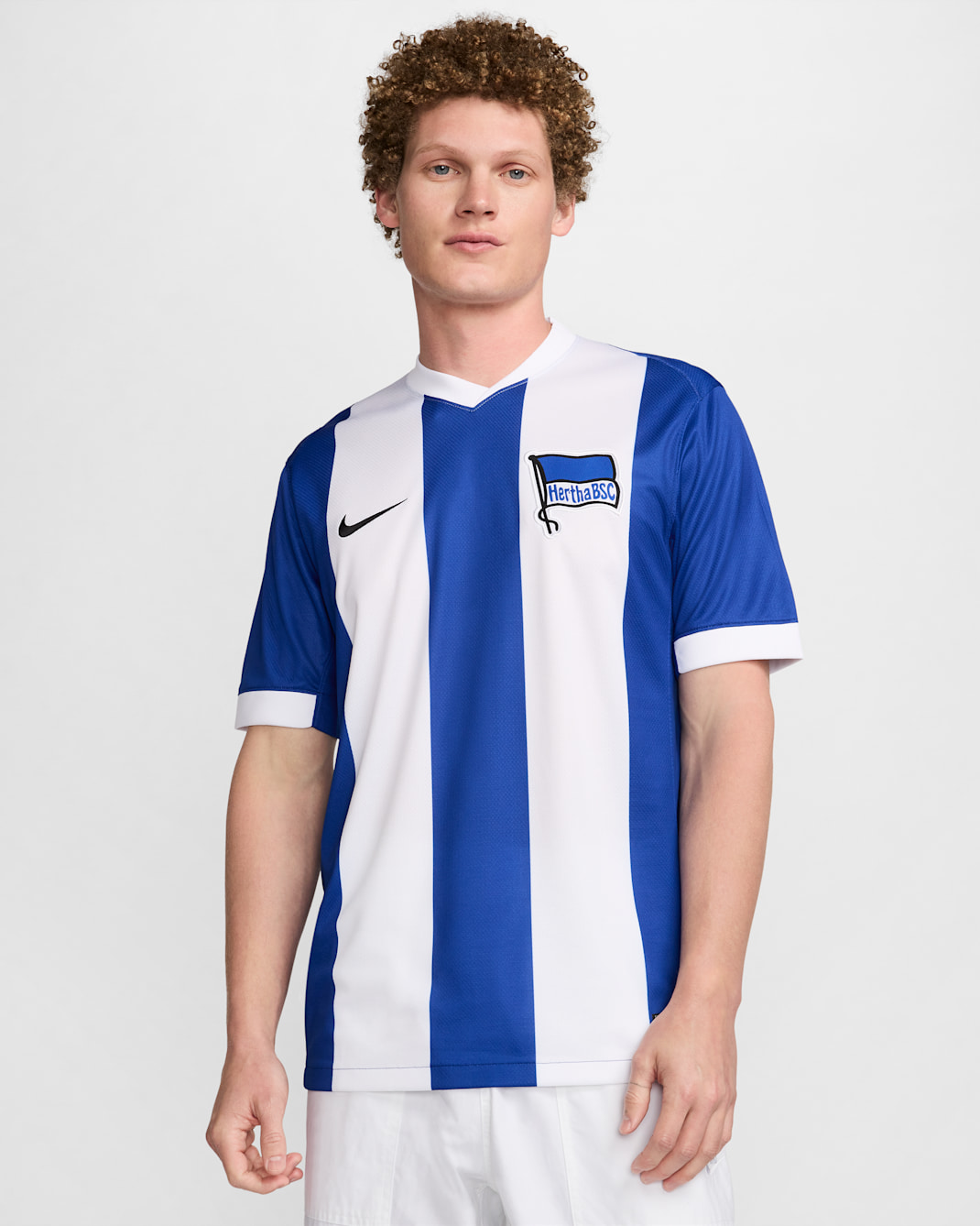Maillot de foot replica Nike Dri-FIT Hertha BSC 2024/25 Stadium Domicile pour homme - Old Royal/Blanc/Noir