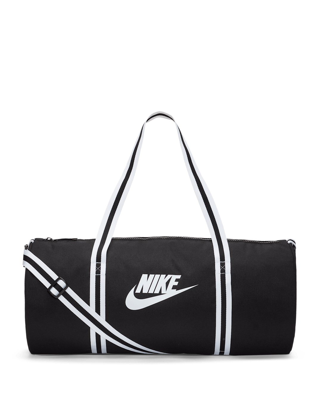 Nike Heritage Duffel Bag - Black/Black/White