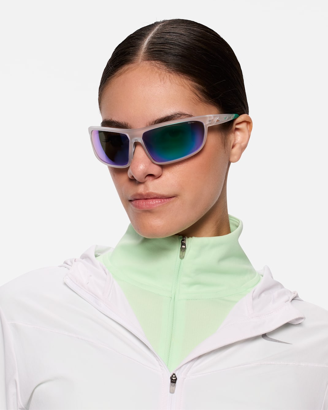 Nike Windtrack Run Mirrored Sunglasses - Clear