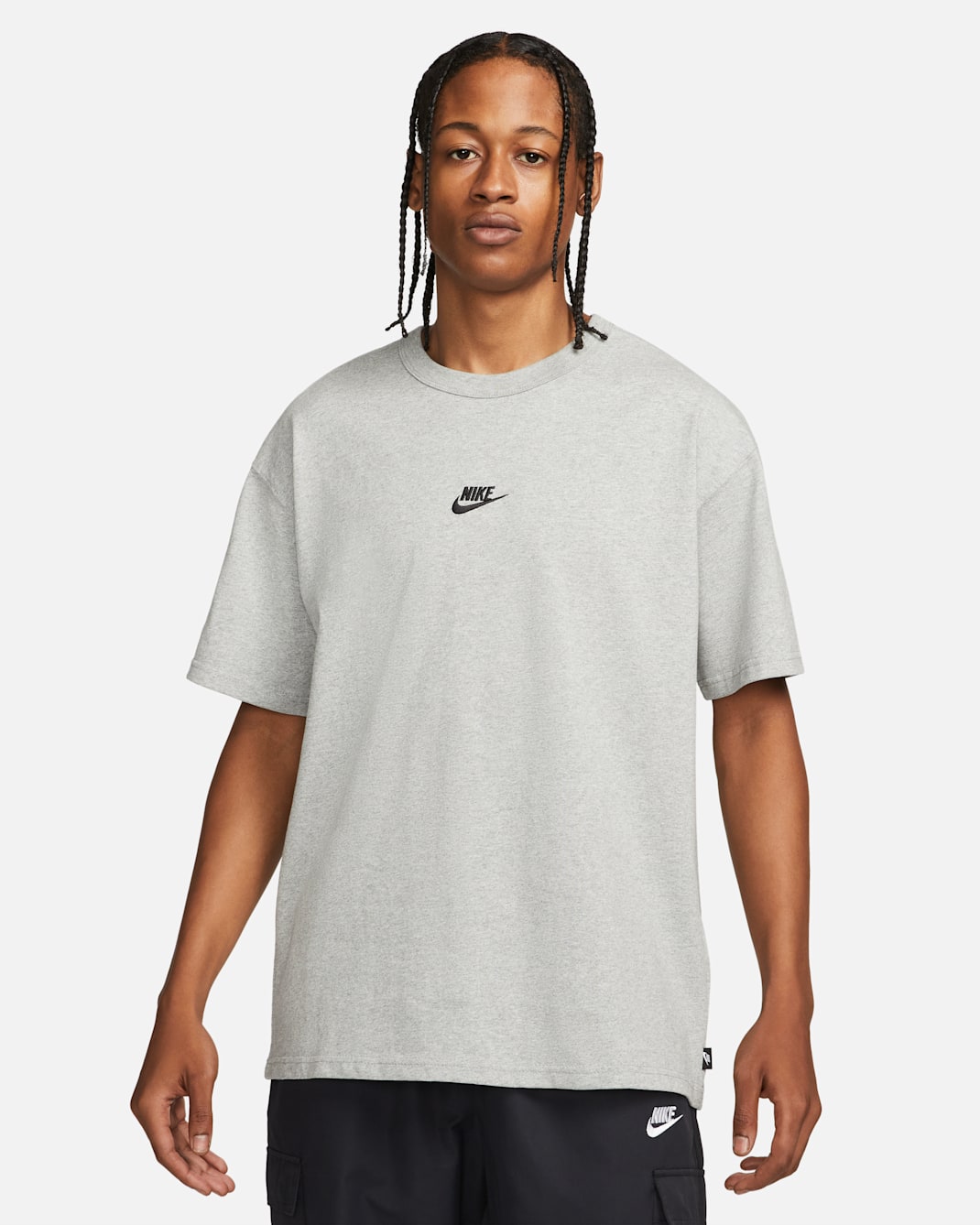 Nike Sportswear Premium Essentials Men's T-Shirt - Dark Grey Heather