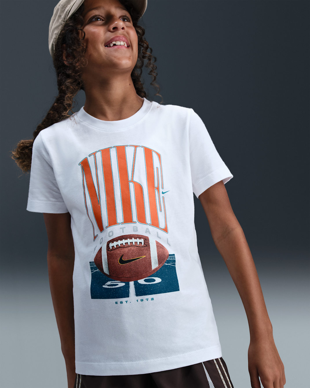 Nike Sportswear Big Kids' T-Shirt - White
