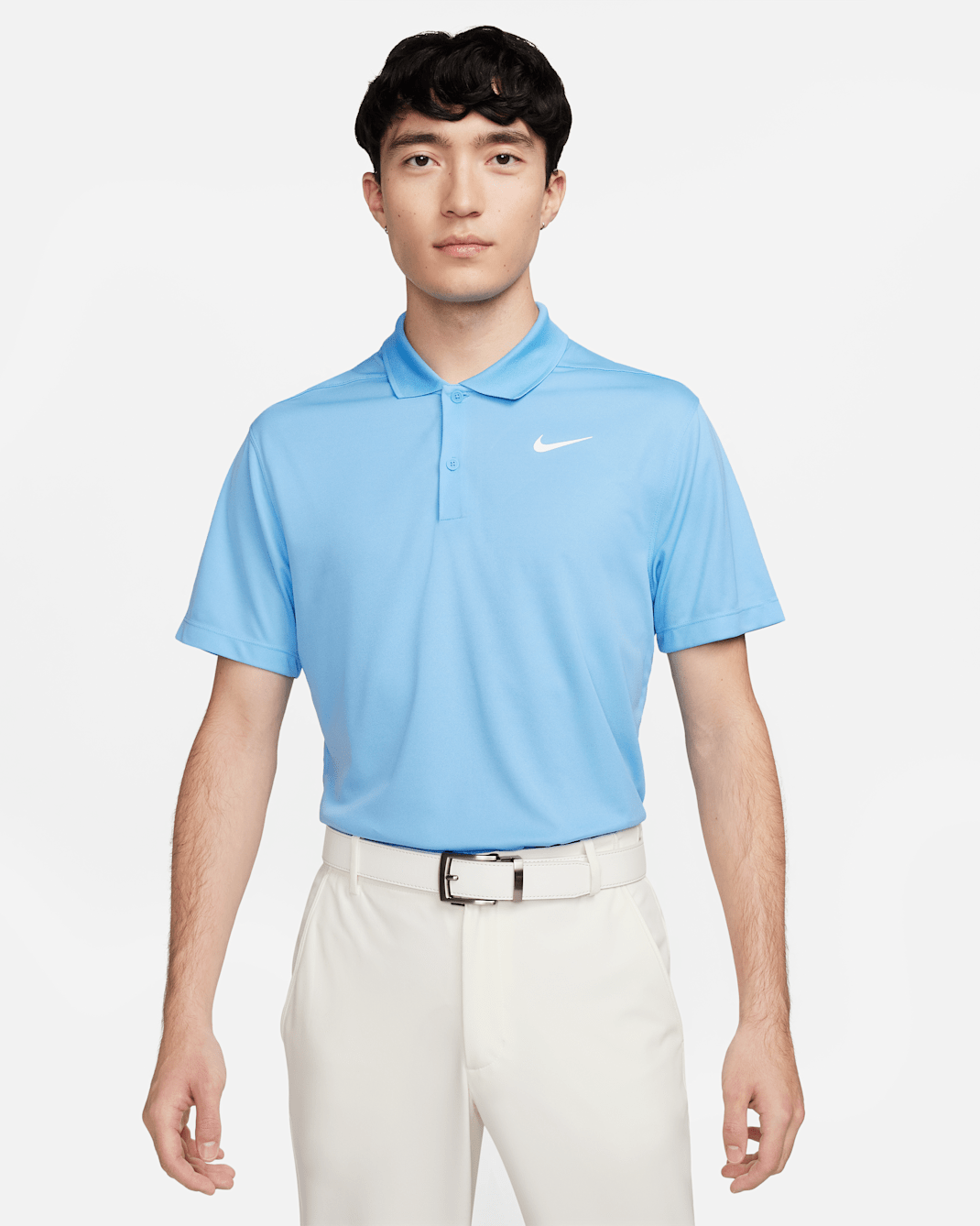 เสื้อโปโลกอล์ฟผู้ชาย Nike Dri-FIT Victory - University Blue/ขาว