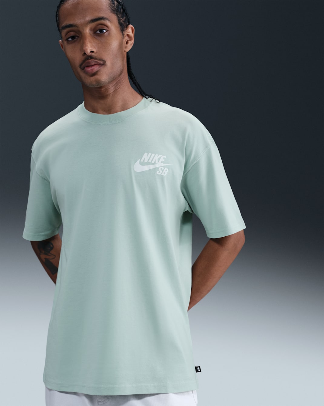 Nike SB Logo Skate T-Shirt - Pistachio Frost