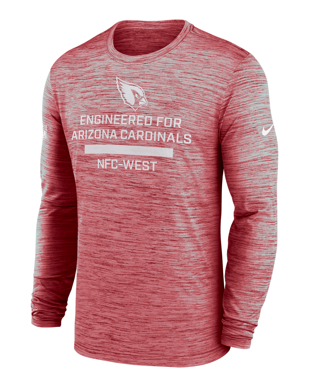 Arizona Cardinals Sideline Team Issue Velocity Men's Nike Dri-FIT NFL Long-Sleeve T-Shirt - Red