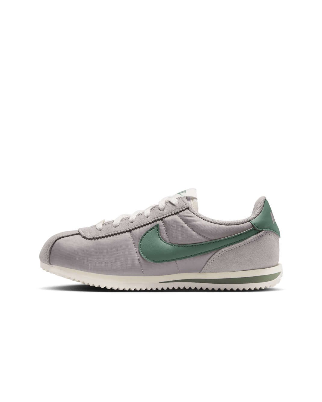 Nike Cortez Textile sko til store barn - College Grey/Sail/Clay Green