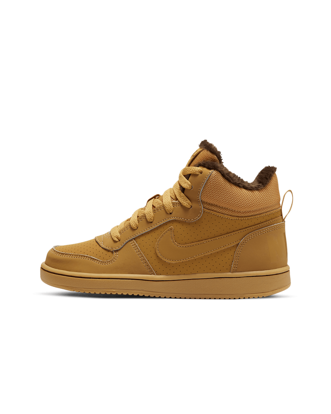 Chaussure Nike Court Borough Mid pour ado - Haystack/Baroque Brown/Haystack