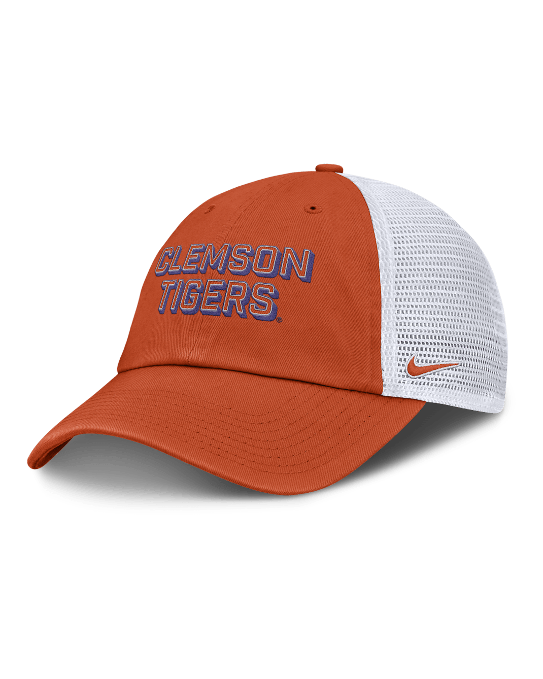 Clemson On-Field Club Gameday Men's Nike College Trucker Adjustable Hat - Purple
