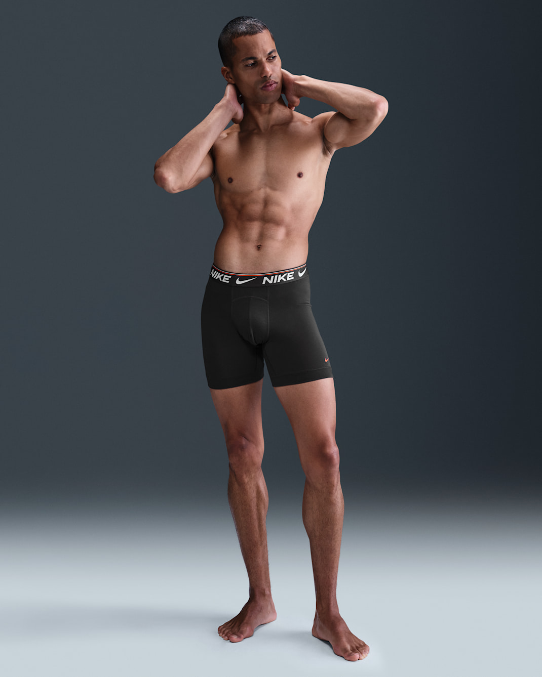 Nike Dri-FIT Ultra Comfort Men's Boxer Briefs (3-Pack) - Grey Heather