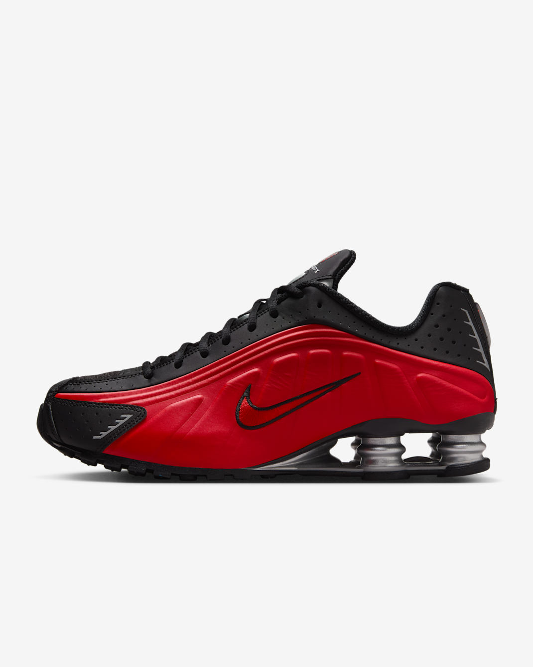 Nike Shox R4 Men's Shoes - University Red/Black/Metallic Silver/University Red