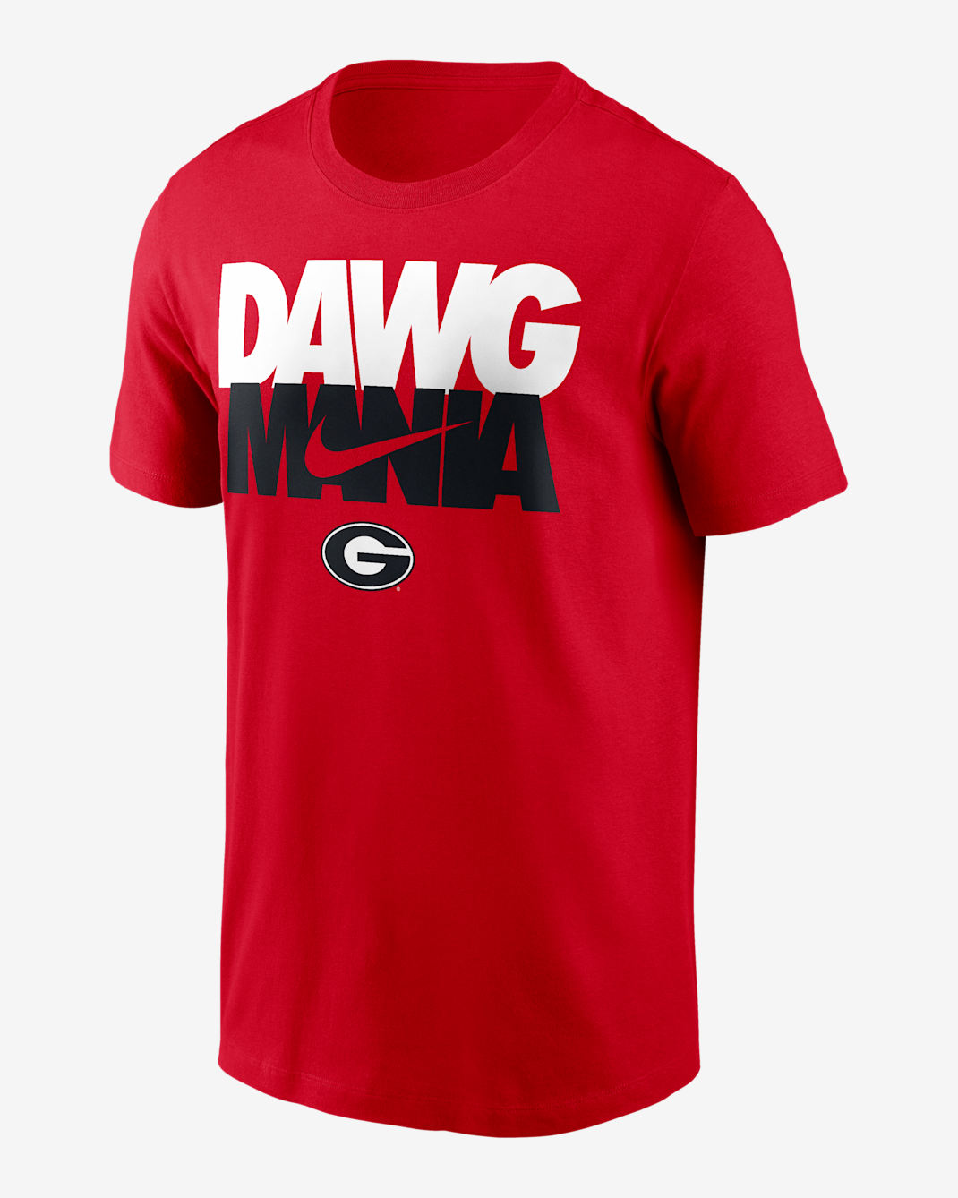 Playera universitaria Nike para hombre Georgia Campus Local Madness - Rojo