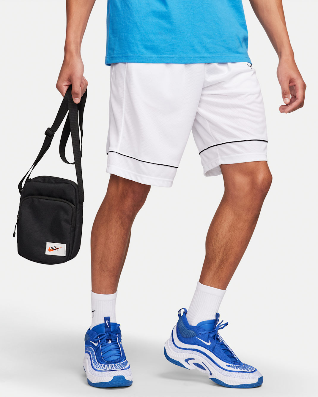 Nike Heritage Small Items Bag (4L) - Black/Black/Orange Blaze