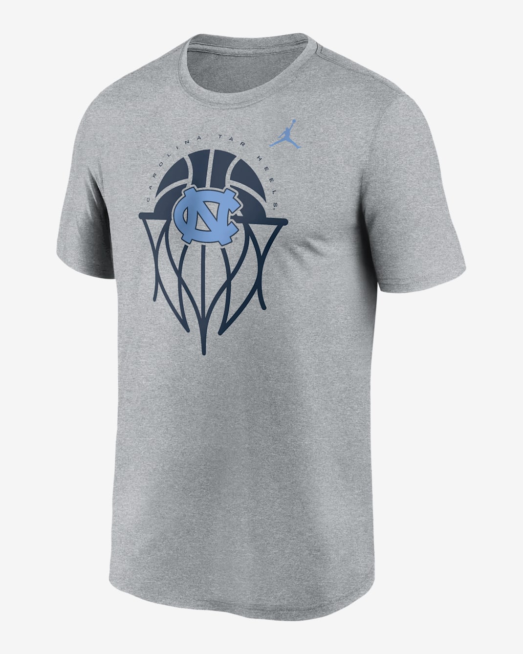 North Carolina Legend Basketball Icon Men's Nike Dri-FIT College T-Shirt - Grey