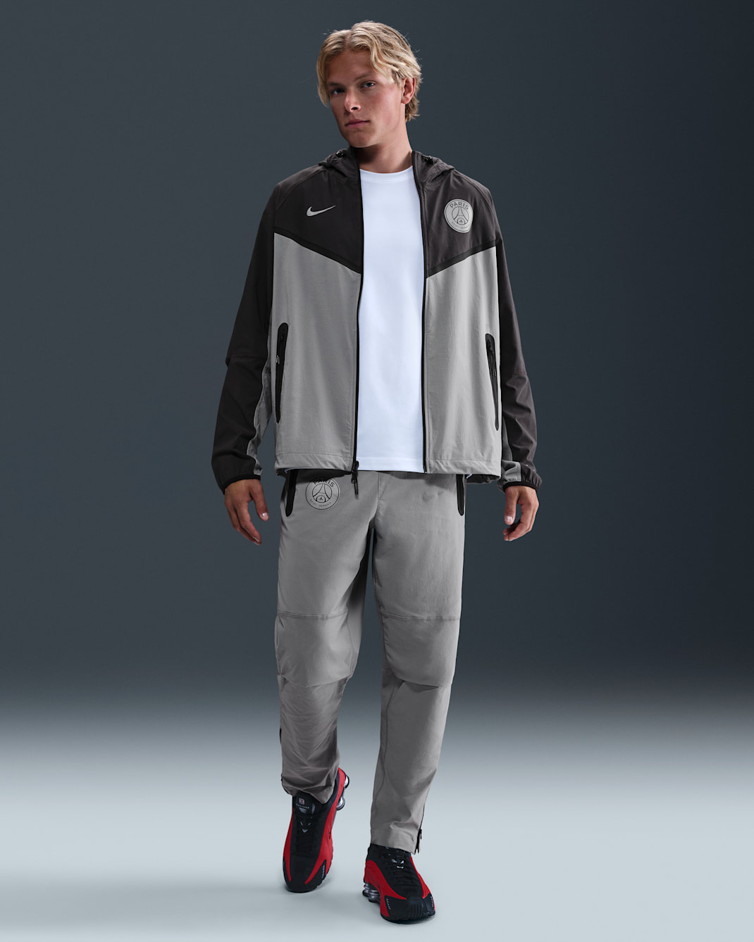 Paris Saint-Germain FC Tech Nike Fußballhose aus Webmaterial (Herren) - Particle Grey/Particle Grey