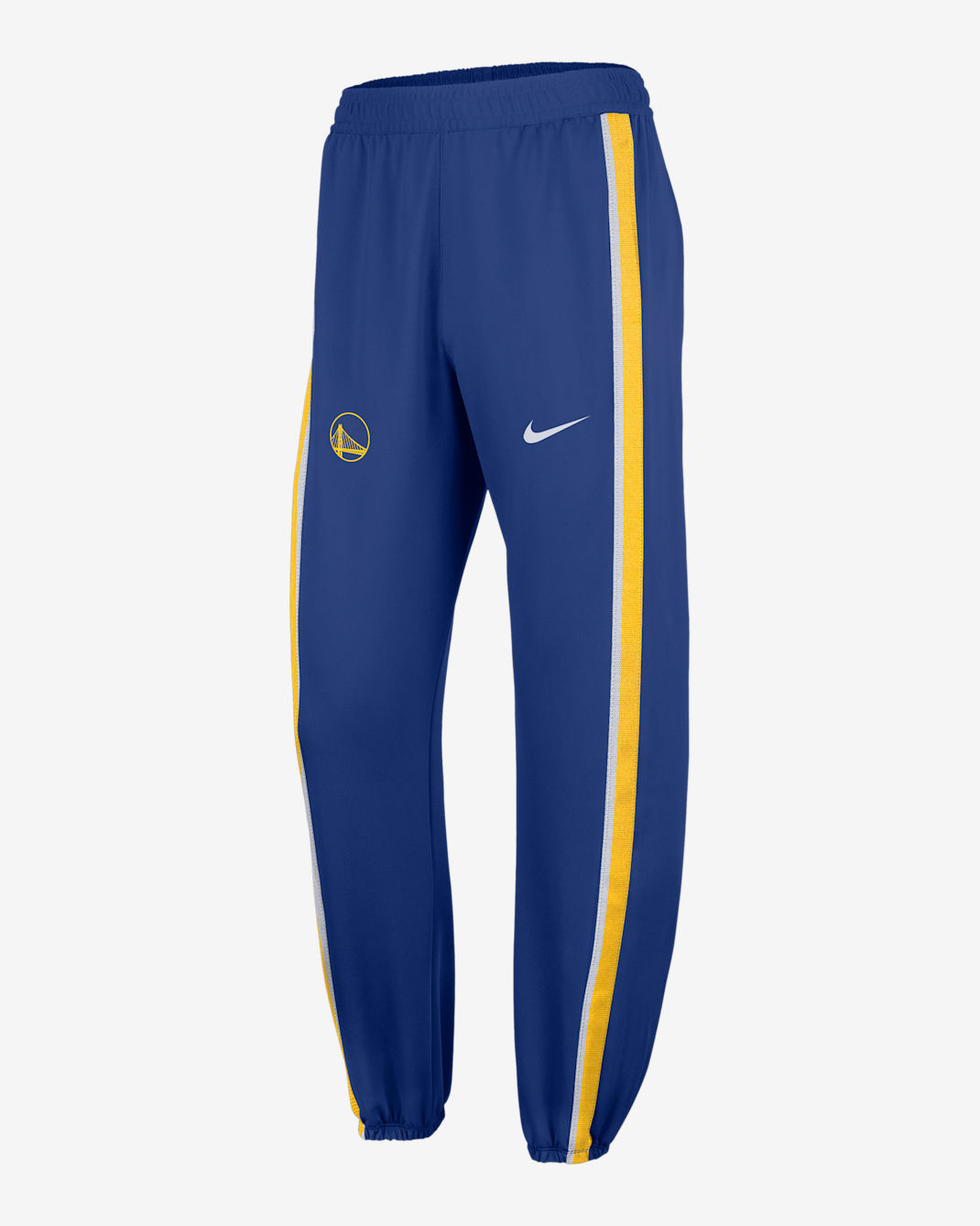 Golden State Warriors Zoned Men's Nike Dri-FIT NBA Pants - Rush Blue/Amarillo/White