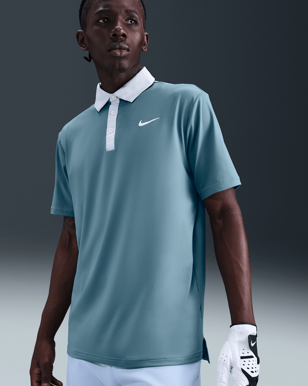 Nike Tour Polo de golf Dri-FIT - Hombre - Smokey Blue/Pure Platinum/Pale Ivory