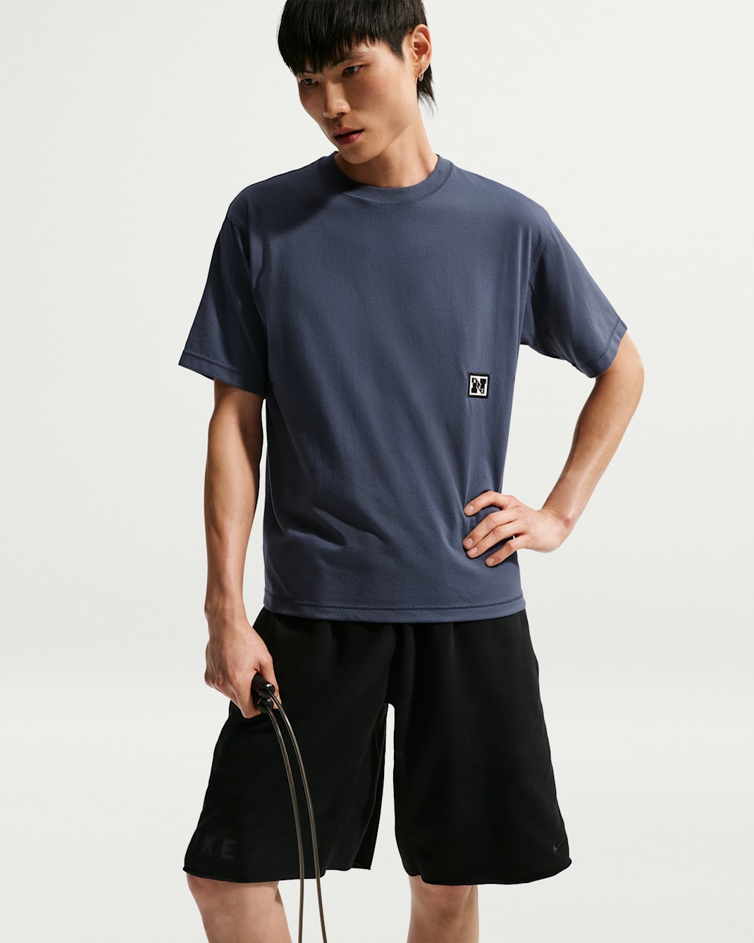 ナイキ ジム ヘリテージ メンズ Dri-FIT フィットネストップ - サンダーブルー