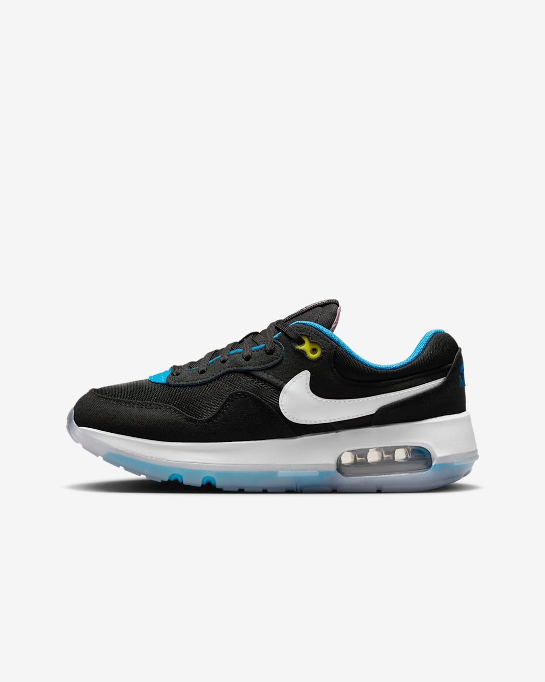 Scarpa Nike Air Max Motif - Ragazzi - Nero/Blue Lightning/Game Royal/Bianco