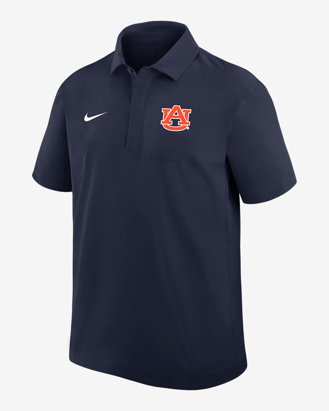 Polo universitario Nike Dri-FIT para hombre Auburn - Azul marino