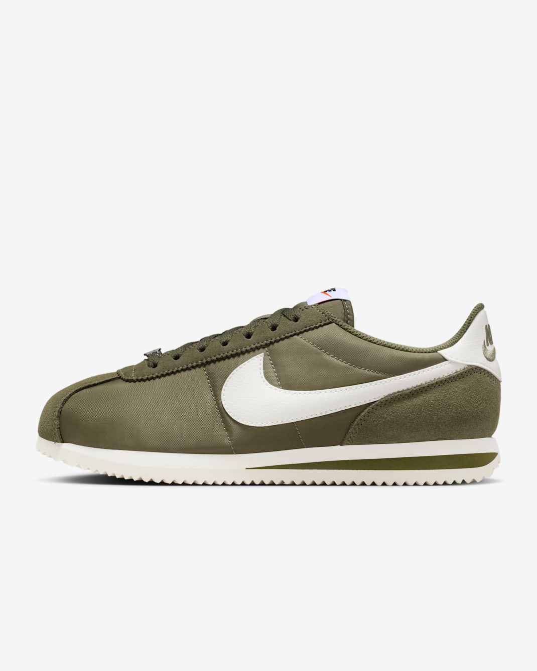 Nike Cortez Textile Zapatillas - Mujer - Medium Olive/Sail