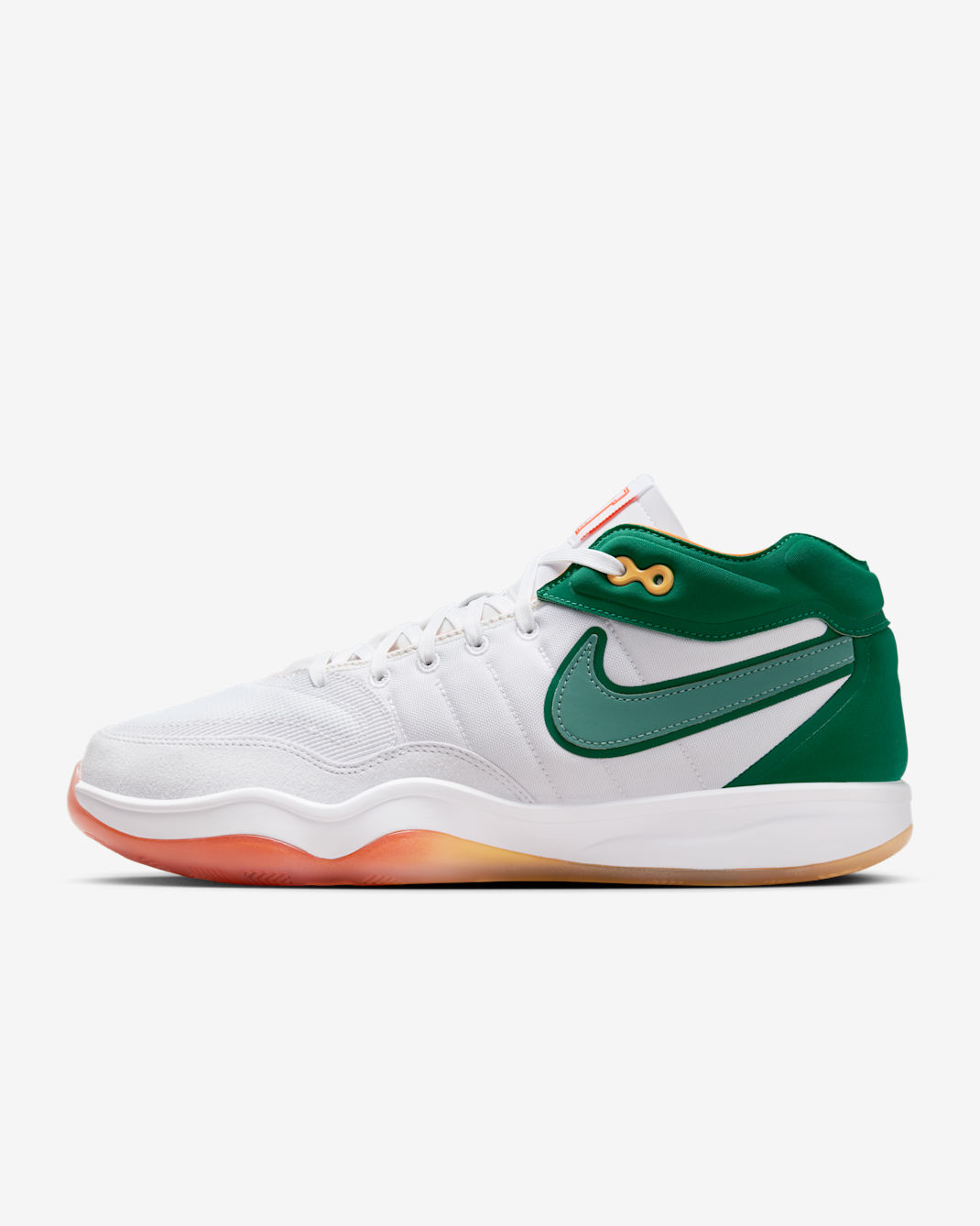 Nike G.T. Hustle 2 EP Basketball Shoes - White/Malachite/Pure Platinum/Vintage Green